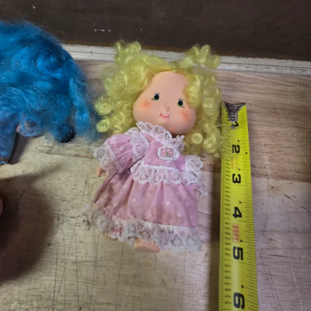 Lot of 6 Vintage American Greetings 1979 - 1991 Strawberry Shortcake Dolls Rare